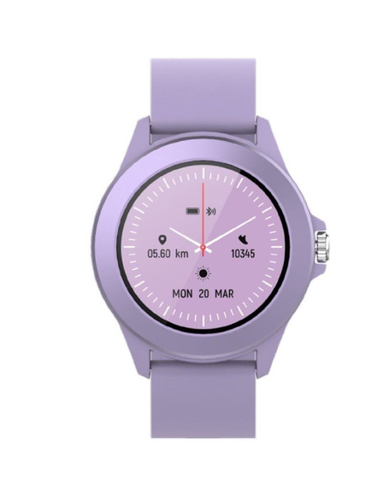 Smartwatch Forever Colorum CW-300/ Notificaciones/ Frecuencia Cardíaca/ Purpura Smartwatch Forever Colorum CW-300/ Notificaciones/ Frecuencia Cardíaca/ Purpura