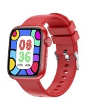 Smartwatch Forever IGo Watch 3 JW-500/ Notificaciones/ Frecuencia Cardíaca/ Rojo