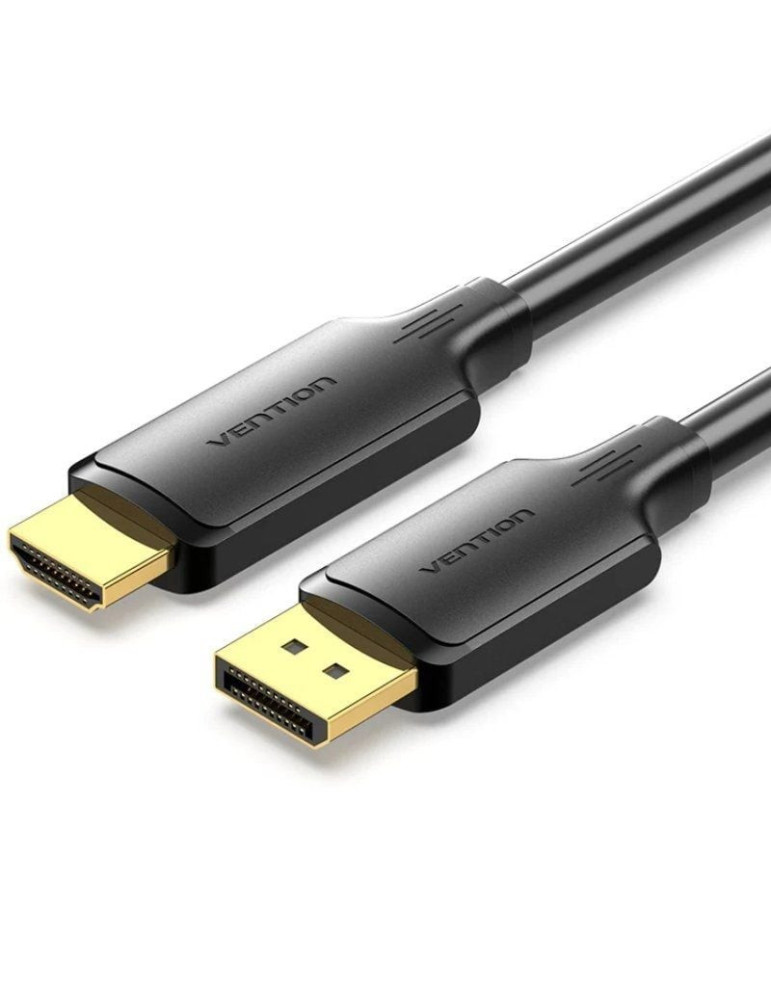 Cable Conversor Vention HFOBJ/ DisplayPort Macho - HDMI Macho/ 5m/ Negro Cable Conversor Vention HFOBJ/ DisplayPort Macho - HDMI Macho/ 5m/ Negro