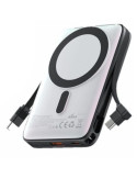 Powerbank 10000mAh Vention I16W0/ 22.5W/ Wireless/ Blanca