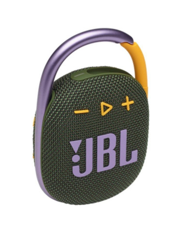 Altavoz con Bluetooth JBL Clip 4/ 5W/ 1.0/ Verde 2