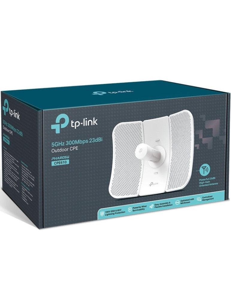 Antena TP-Link CPE610 300Mbps/ 5GHz/ 1 Antena/ WiFi 802.11a/n/ac