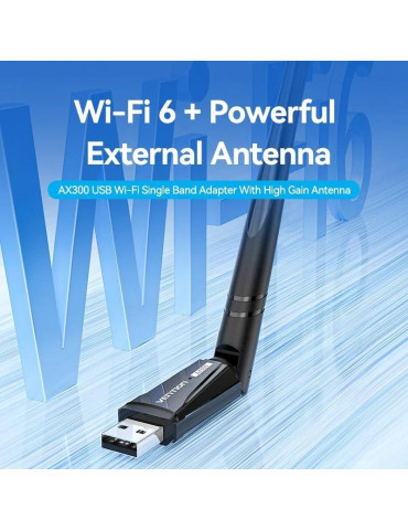 Adaptador USB - WiFi Vention KDVB0/ 286Mbps 2