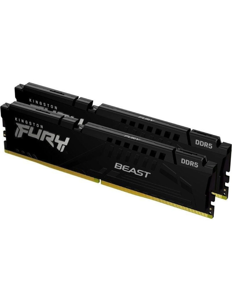 Memoria RAM Kingston FURY Beast 2 x 16GB/ DDR5/ 5600MHz/ 1.25V/ CL36/ DIMM Memoria RAM Kingston FURY Beast 2 x 16GB/ DDR5/ 5600MHz/ 1.25V/ CL36/ DIMM
