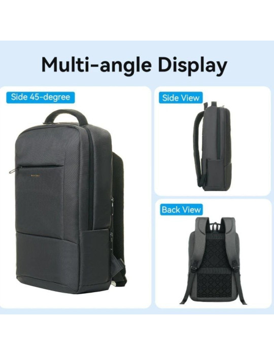 Mochila Vention KRNB0 para Portátiles hasta 15.6"/ 23L/ Gris Oscuro