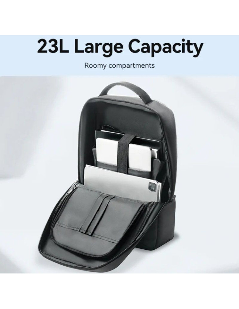 Mochila Vention KRNB0 para Portátiles hasta 15.6"/ 23L/ Gris Oscuro