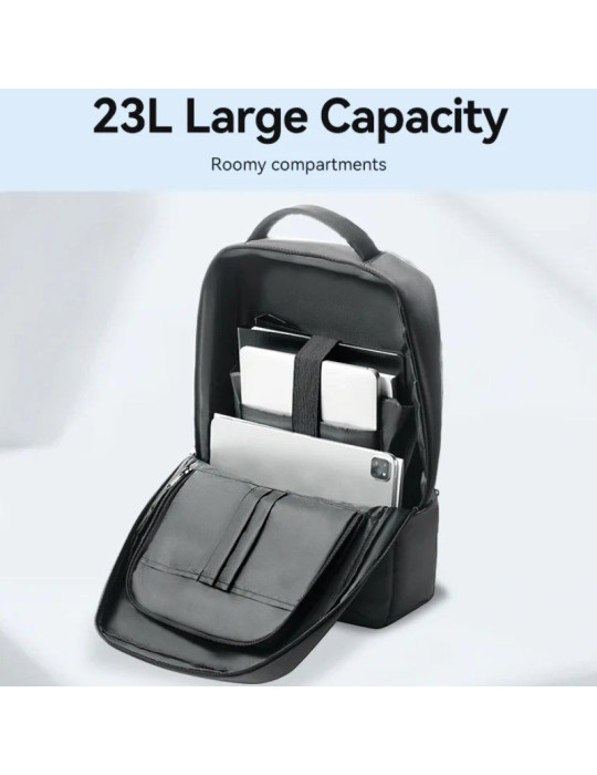 Mochila Vention KRNB0 para Portátiles hasta 15.6"/ 23L/ Gris Oscuro