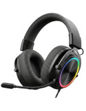 Auriculares Gaming Inalámbricos con Micrófono Mars Gaming MH-FORGE/ Jack 3.5/ Bluetooth/ Negros