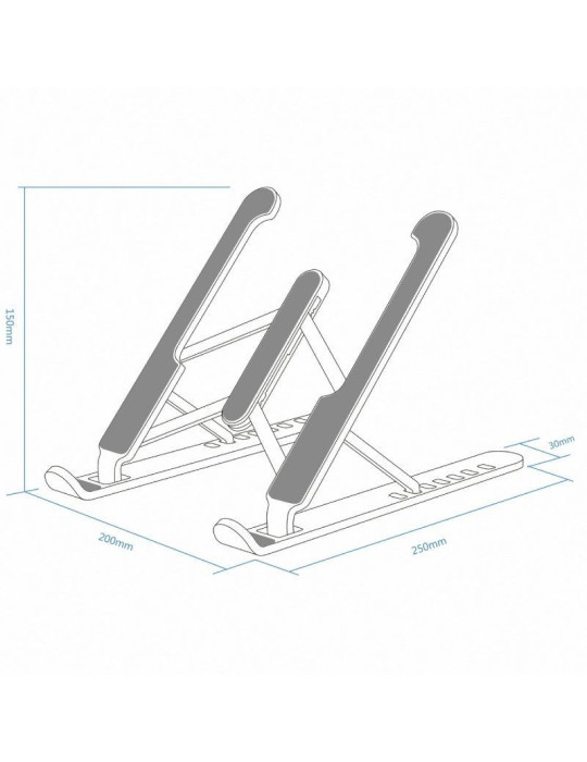 Soporte Aisens LPS1M-101 para Portátil/ Tablet hasta 15"