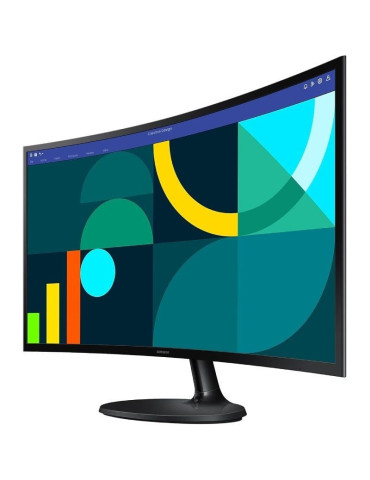 Monitor Curvo Samsung Essential Monitor S3 S36GD S27D364GAU/ 27"/ Full HD/ Negro 2