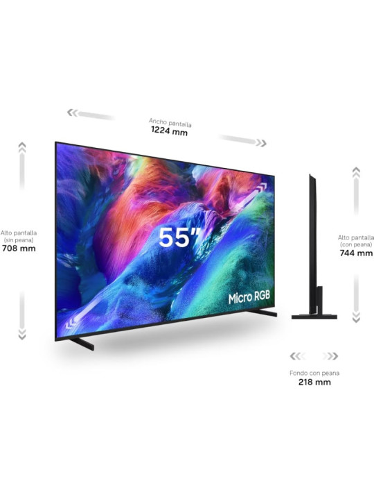 Televisor Samsung Micro RGB Vision AI R85H TMR55R85HAU 55"/ Ultra HD 4K/ Smart TV/ WiFi
