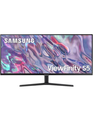 Monitor Profesional Ultraparonámico Samsung ViewFinity S5 S34C500GAU 34"/ UWQHD/ Negro