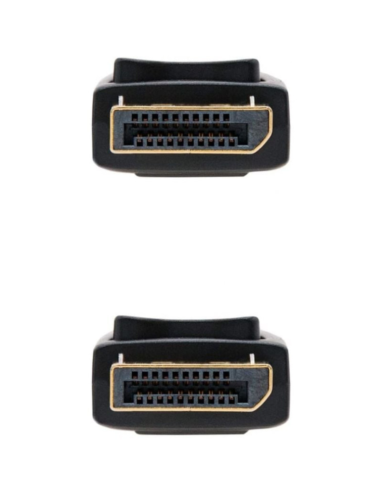 Cable DisplayPort 1.2 4K Nanocable 10.15.2302/ DisplayPort Macho - DisplayPort Macho/ 2m/ Negro