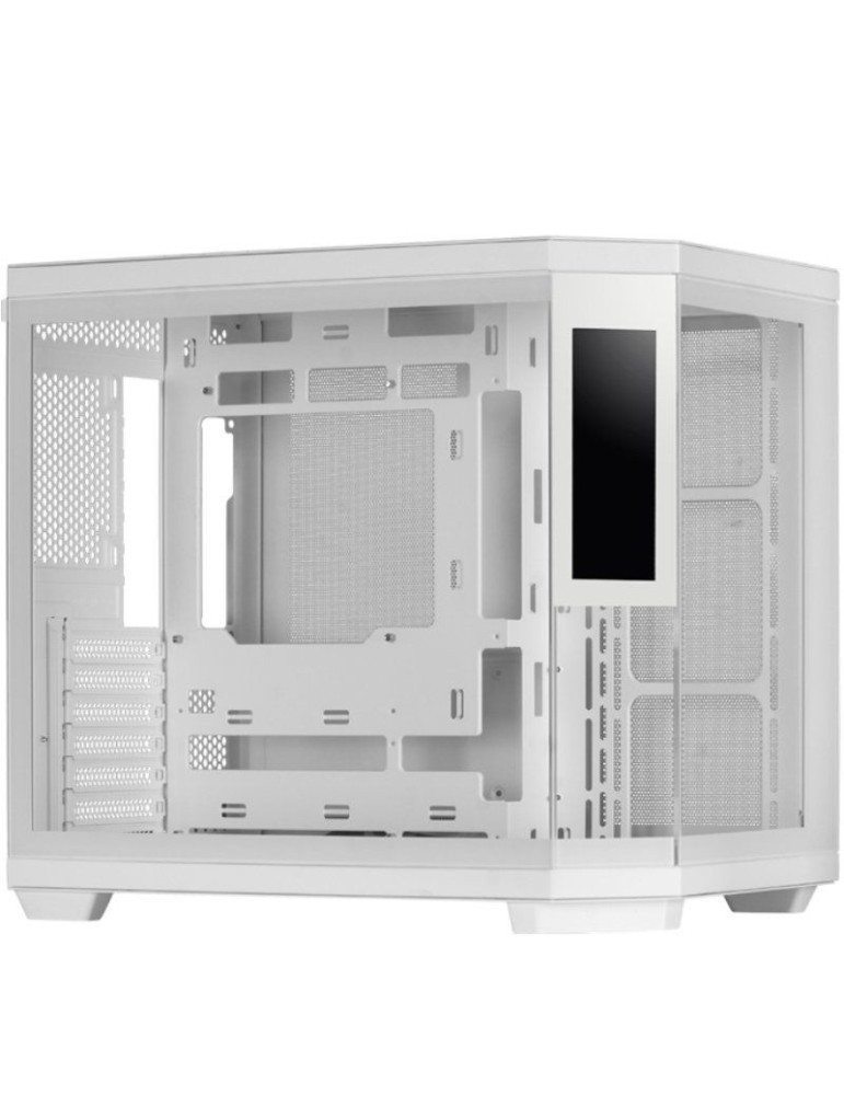 Caja Gaming Semitorre Mars Gaming MC-3TCORELCD/ Blanca