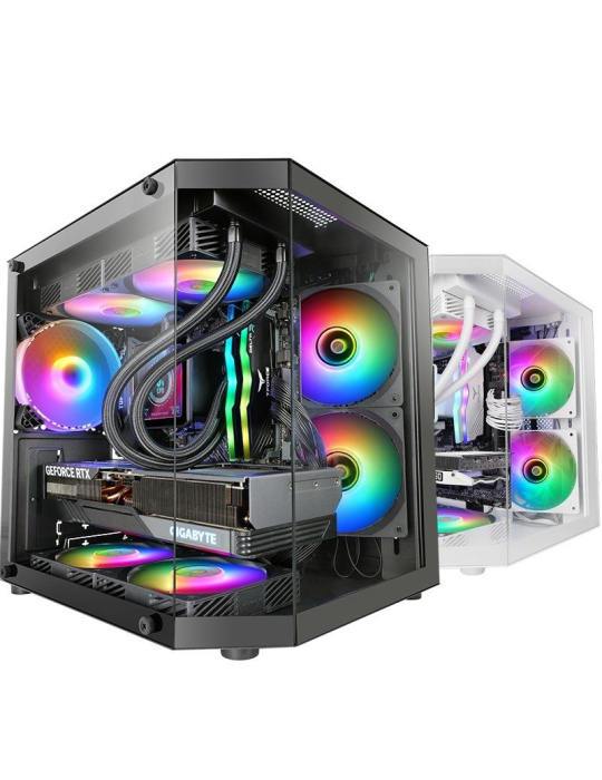 Caja Gaming Minitorre Mars Gaming MC-3TLITE Caja Gaming Minitorre Mars Gaming MC-3TLITE