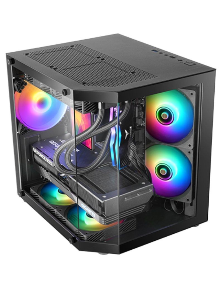 Caja Gaming Minitorre Mars Gaming MC-3TLITE