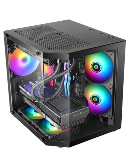 Caja Gaming Minitorre Mars Gaming MC-3TLITE