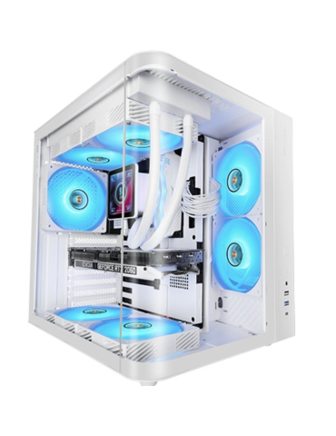 Caja Gaming Semitorre Mars Gaming MC-CURV/ Blanca 2