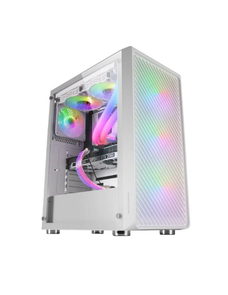 Caja Gaming Semitorre Mars Gaming MC-F/ Blanca Caja Gaming Semitorre Mars Gaming MC-F/ Blanca