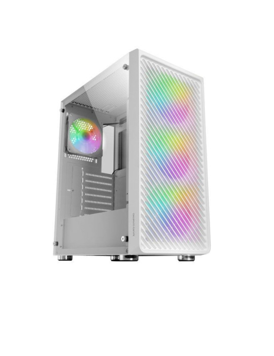 Caja Gaming Semitorre Mars Gaming MC-F/ Blanca