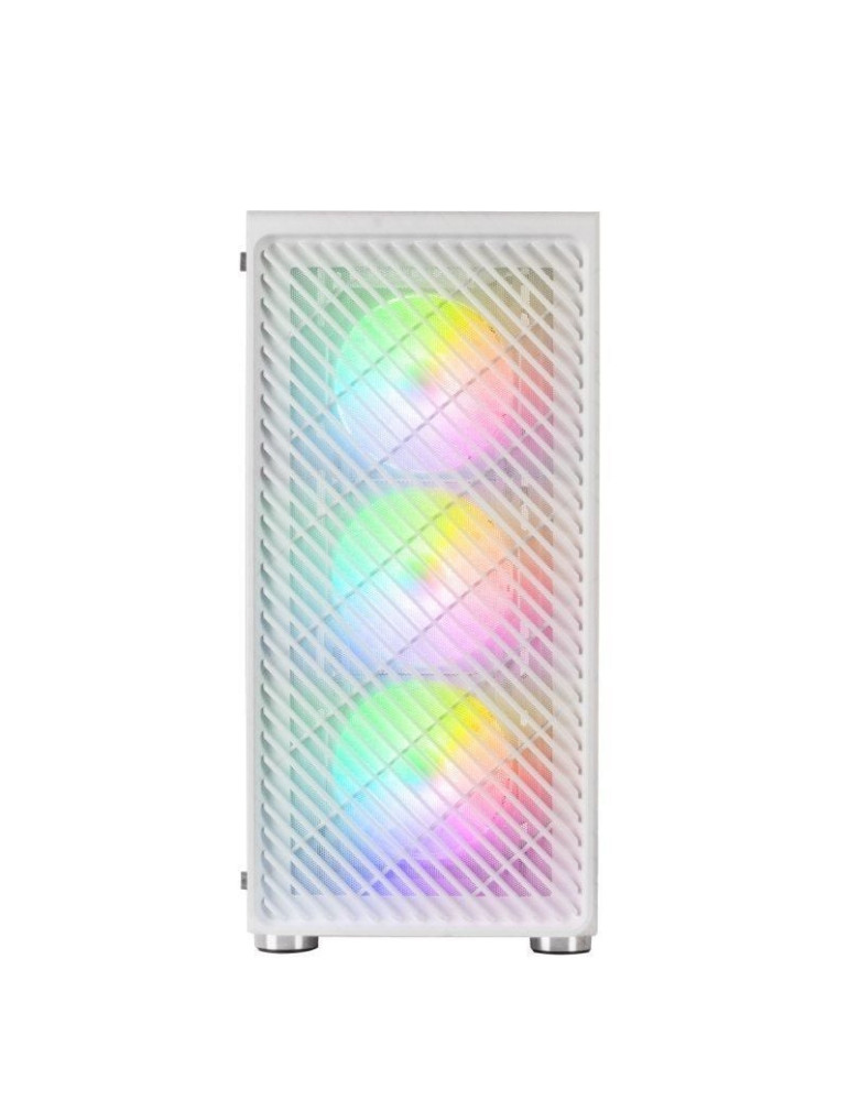 Caja Gaming Semitorre Mars Gaming MC-F/ Blanca