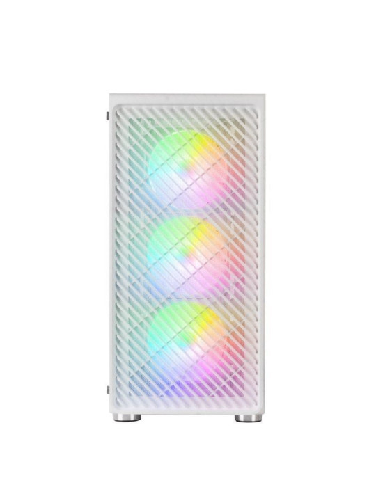 Caja Gaming Semitorre Mars Gaming MC-F/ Blanca
