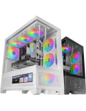 Caja Gaming Semitorre Mars Gaming MC-LCDX/ Blanca