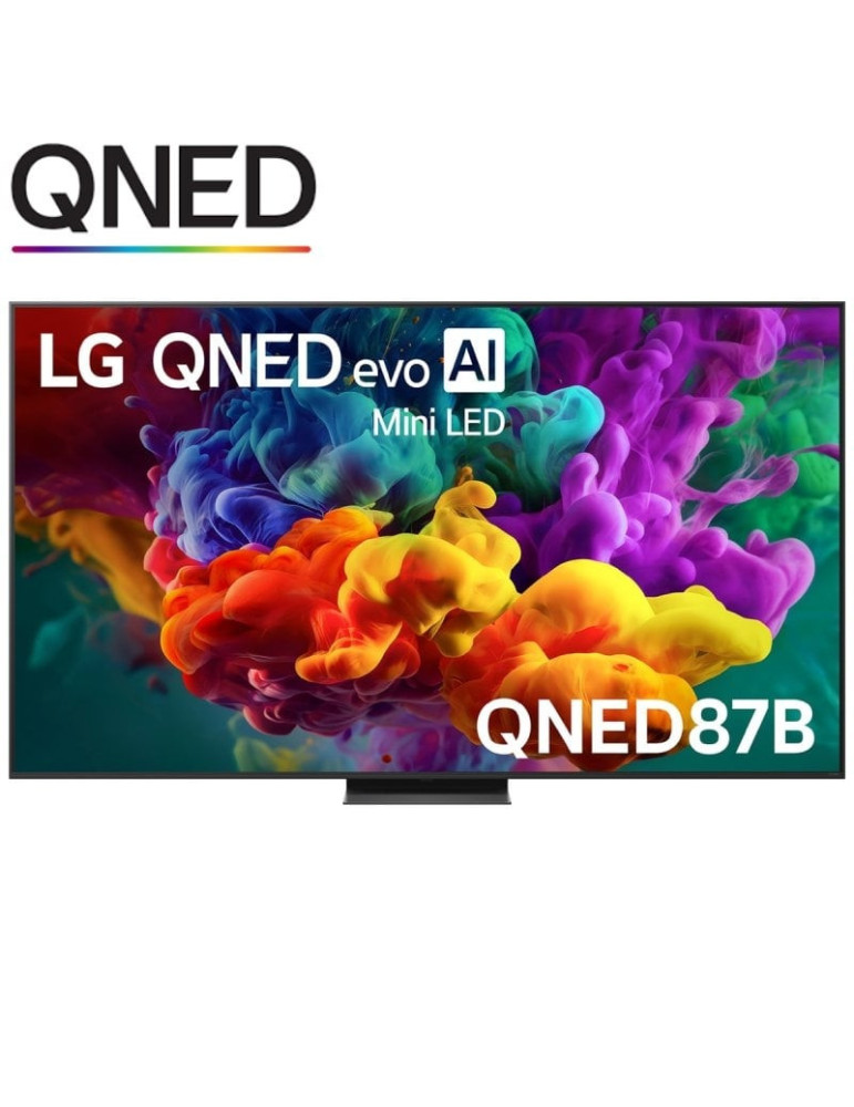 Televisor LG QNED evo AI QNED87 Mini LED 86QNED87B6A 86"/ Ultra HD 4K/ Smart TV/ WiFi