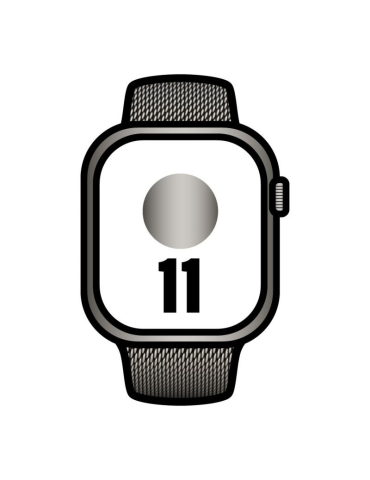 Apple Watch Series 11/ GPS/ Cellular/ 42mm/ Titanio Natural/ Correa Natural Milanese Loop