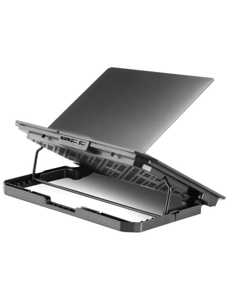 Soporte Refrigerante Mars Gaming MNBC23 para Portátiles hasta 16"/ Iluminación LED