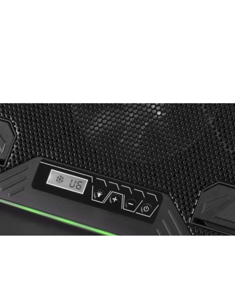 Soporte Refrigerante Mars Gaming MNBC6 para Portátiles hasta 19"/ Iluminación LED