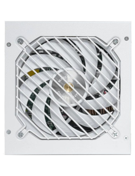 Fuente de Alimentación Mars Gaming MPB1000PSI/ 1000W/ Ventilador 14cm/ 80 Plus Gold/ Blanca