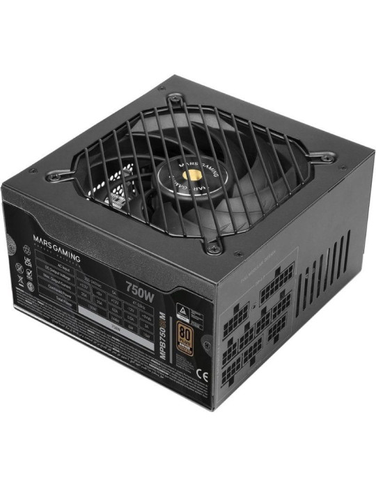 Fuente de Alimentación Mars Gaming MPB750SIM/ 750W/ Ventilador 14cm/ 80 Plus Bronze Fuente de Alimentación Mars Gaming MPB750SIM/ 750W/ Ventilador 14cm/ 80 Plus Bronze