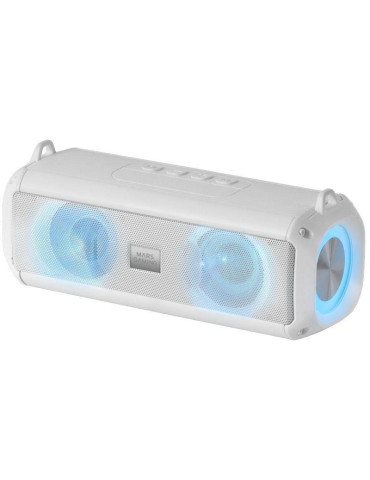 Altavoz Portátil / Barra de Sonido con Bluetooth Mars Gaming MSB-XT/ 20W/ 2.0/ Blanca