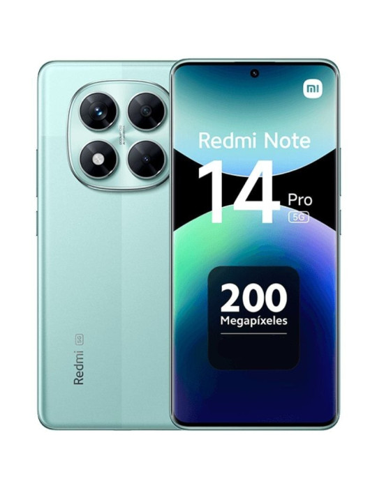 Smartphone Xiaomi Redmi Note 14 Pro 12GB/ 512GB/ 6.67"/ 5G/ Verde Smartphone Xiaomi Redmi Note 14 Pro 12GB/ 512GB/ 6.67"/ 5G/ Verde