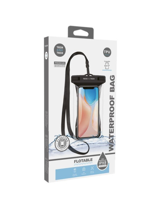 Funda Universal Impermeable para Smartphone Tech One Tech TEC2855/ Hasta 7.5"