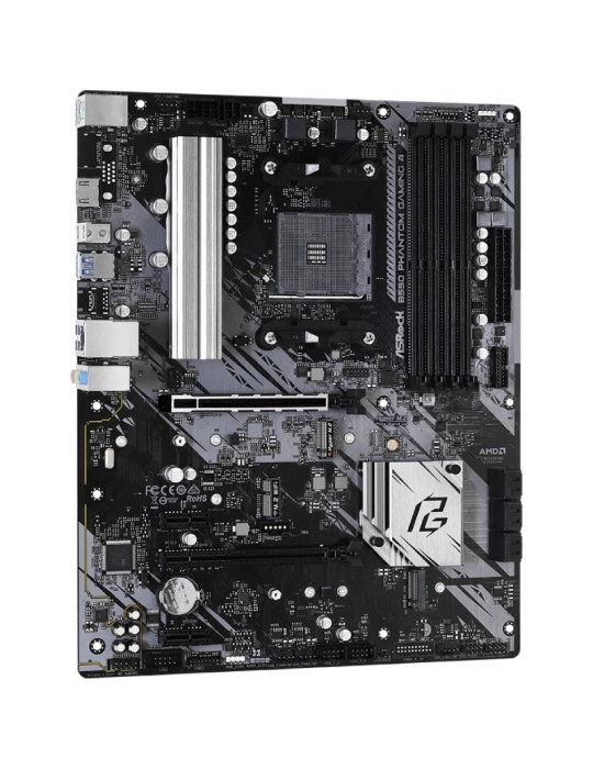 Placa Base Asrock B550 Phantom Gaming 4/ DDR4/ PCIe 4.0/ Socket AM4