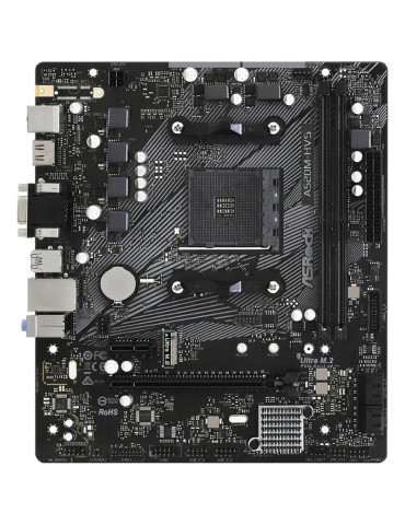 Placa Base Asrock A520M-HVS/ DDR4/ PCIe 3.0/ Socket AM4/ Micro ATX 2