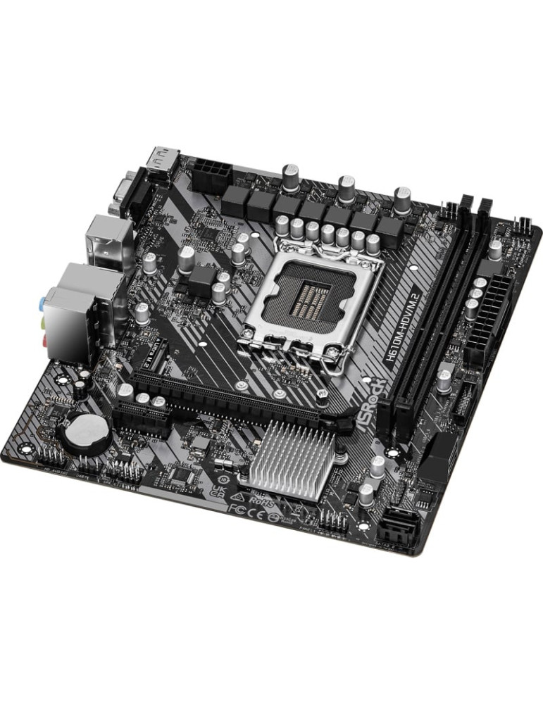 Placa Base Asrock H610M-HDV M2 R2 Socket 1700/ DDR4/ PCIe 4.0/ Micro ATX