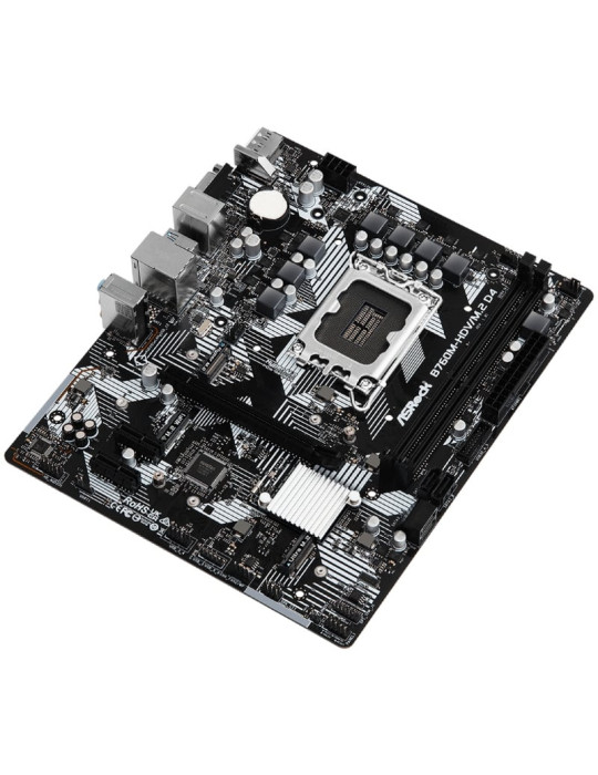 Placa Base Asrock B760M-HDV M2 D4 Socket 1700/ DDR4/ PCIe 4.0/ Micro ATX