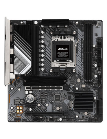 Placa Base Asrock B650M-HDV/M.2/ DDR5/ PCIe 5.0/ Socket AM5/ Micro ATX 2