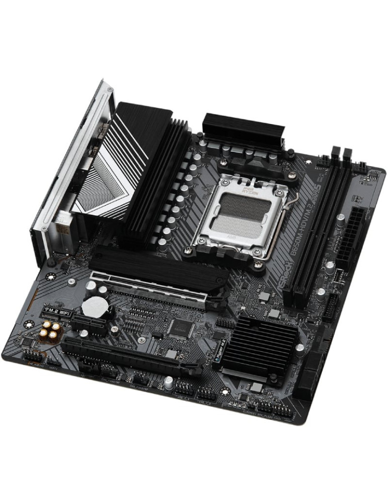Placa Base Asrock B650M-HDV/M.2/ DDR5/ PCIe 5.0/ Socket AM5/ Micro ATX