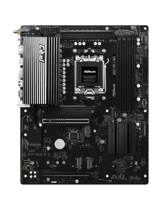 Placa Base Asrock B850 PRO-A WIFI/ DDR5/ PCIe 5.0/ Socket AM5