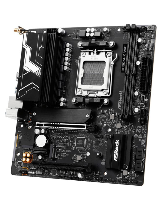 Placa Base Asrock B850M-X WiFi R2.0/ DDR5/ PCIe 5.0/ Socket AM5/ Micro ATX