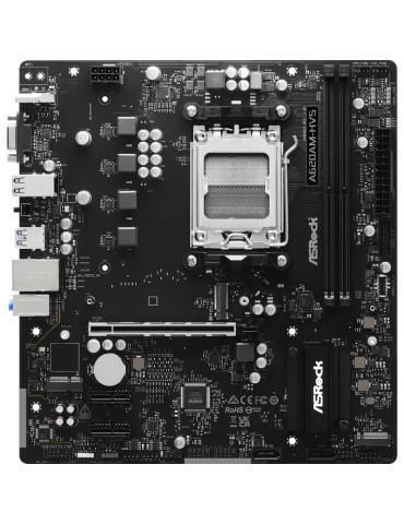 Placa Base Asrock A620AM-HVS/ DDR5/ PCIe 4.0/ Socket AM5/ Micro ATX 2