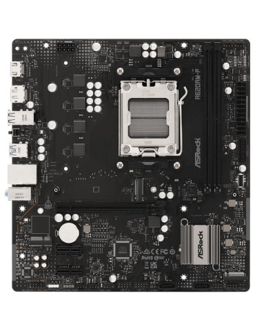 Placa Base Asrock A620AM-P/ DDR5/ PCIe 4.0/ Socket AM5/ Micro ATX 2