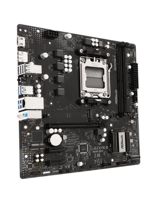 Placa Base Asrock A620AM-P/ DDR5/ PCIe 4.0/ Socket AM5/ Micro ATX