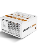 Fuente de Alimentación Nox Hummer Urano Pro White/ 550W/ Ventilador 12cm/ 80 Plus Bronze