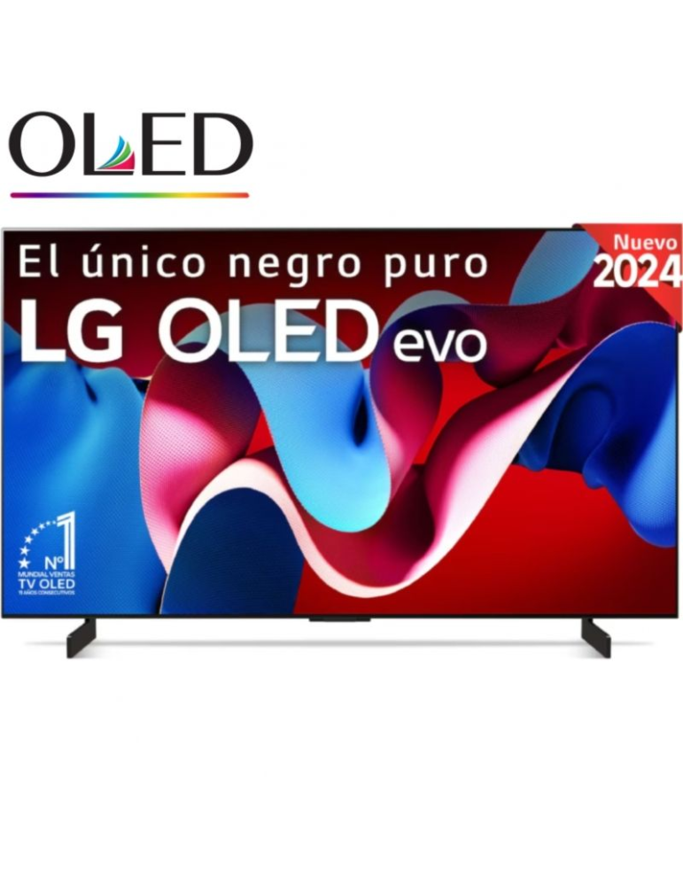 Televisor LG 4K OLED evo AI C4 OLED42C45LA 42"/ Ultra HD 4K/ Smart TV/ WiFi Televisor LG 4K OLED evo AI C4 OLED42C45LA 42"/ Ultra HD 4K/ Smart TV/ WiFi