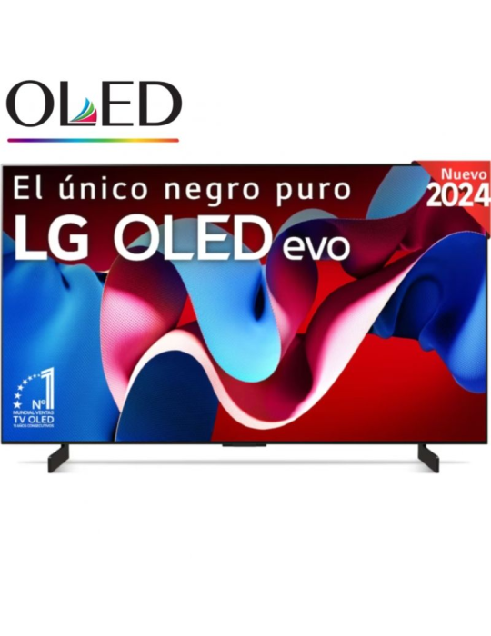 Televisor LG 4K OLED evo AI C4 OLED42C45LA 42"/ Ultra HD 4K/ Smart TV/ WiFi Televisor LG 4K OLED evo AI C4 OLED42C45LA 42"/ Ultra HD 4K/ Smart TV/ WiFi